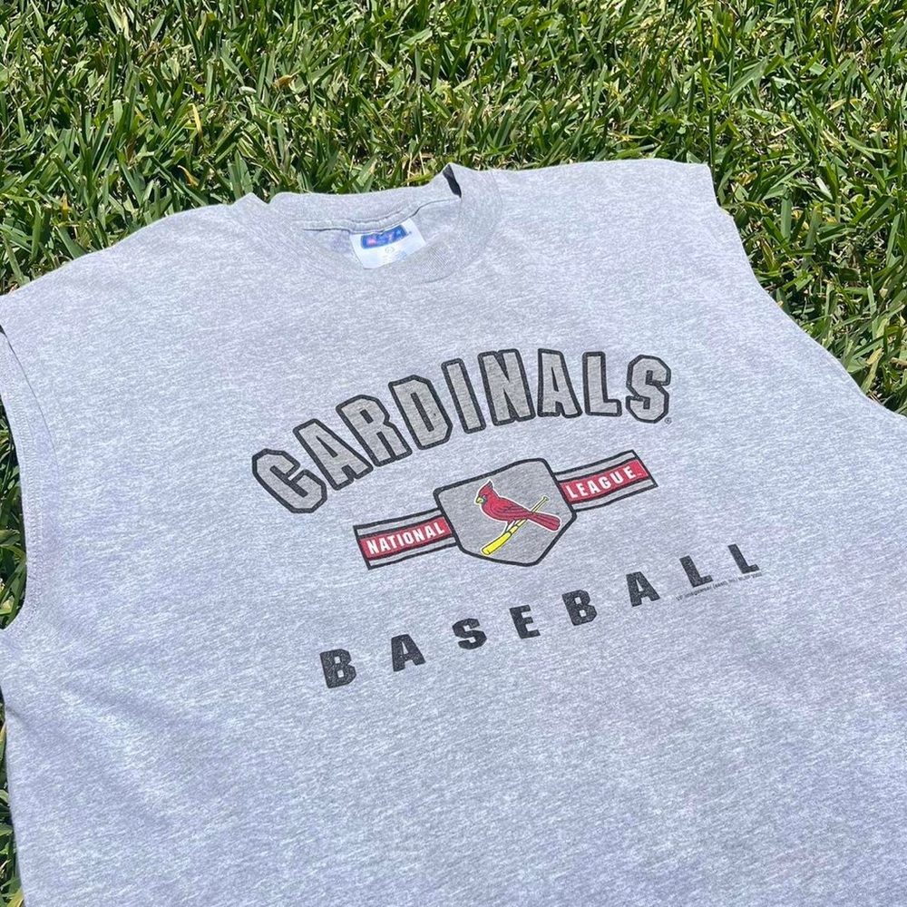 Vintage Cardinals Baseball Sleeveless Shirt